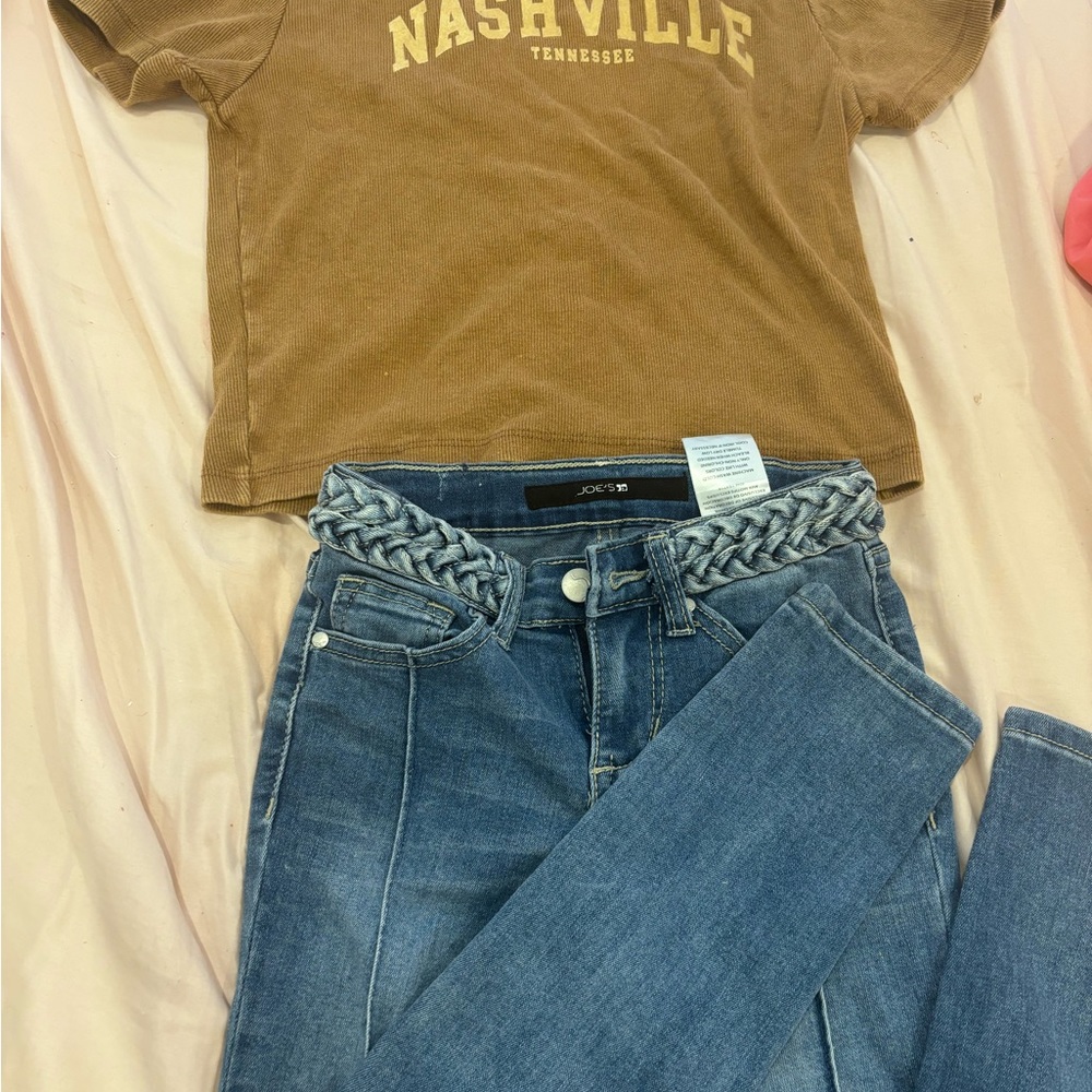 Social culture set, jeans and t shirt for ages 7-11